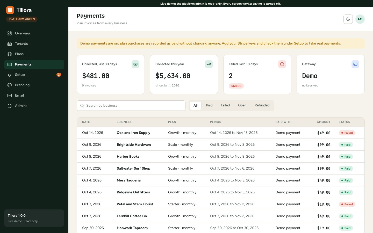 Payments