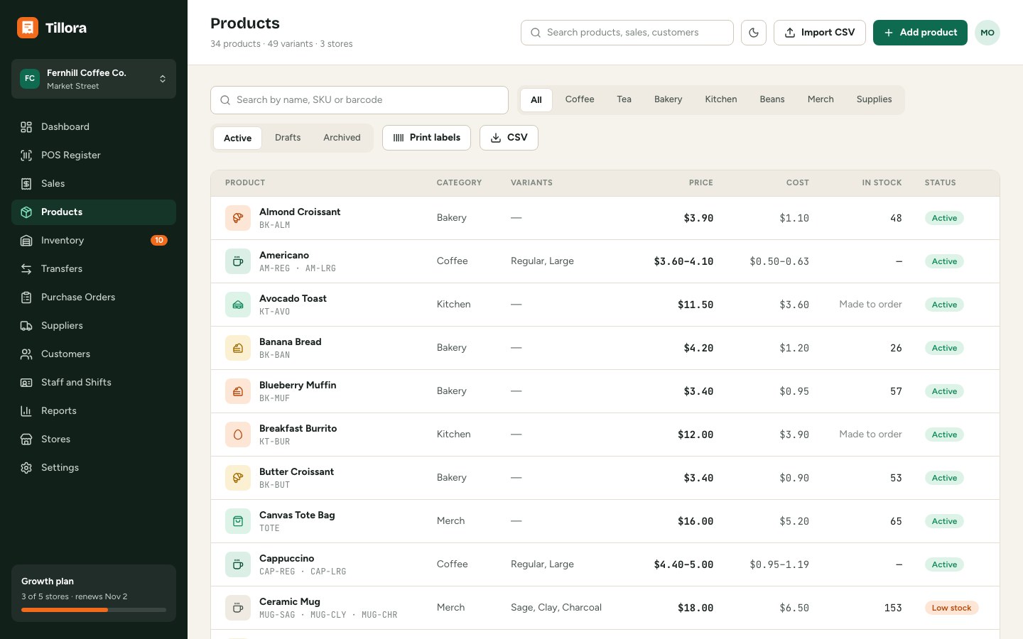 Products
